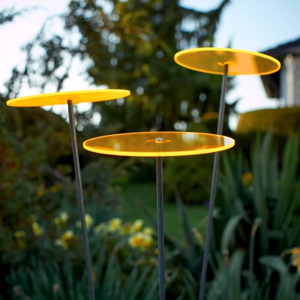 Suncatcher medio tres yellow | Cazador-del-sol - Suncatcher