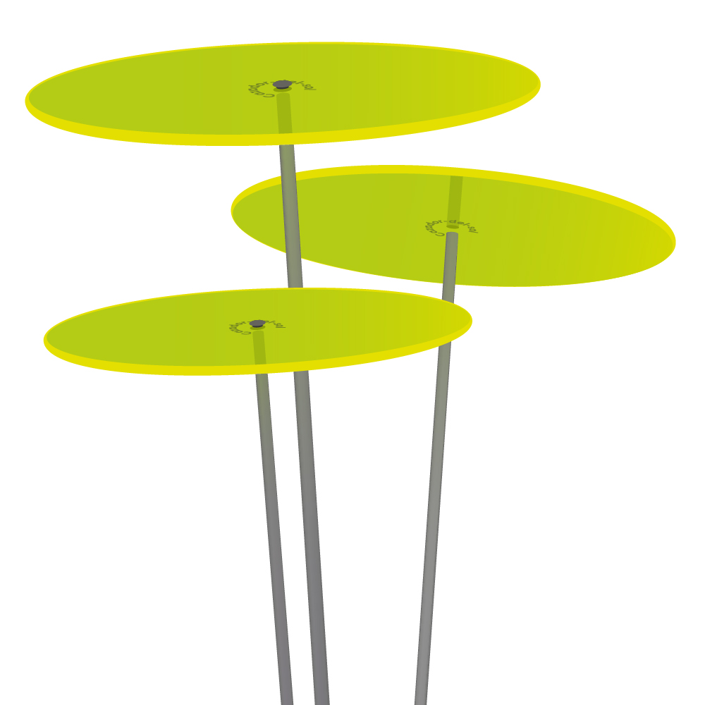 Suncatcher tres green | Cazador-del-sol - Suncatcher